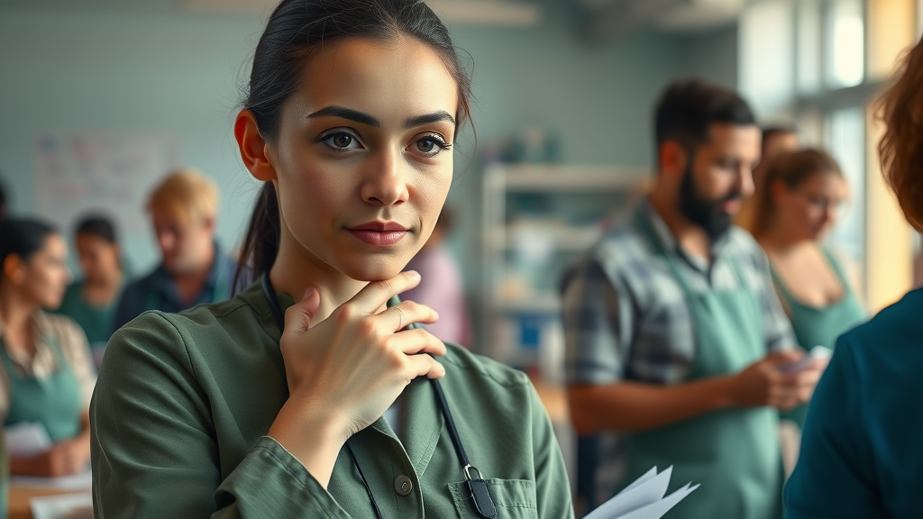 empathetic nonprofit talent management in nonprofits worker supporting community members through outreach and resource sharing