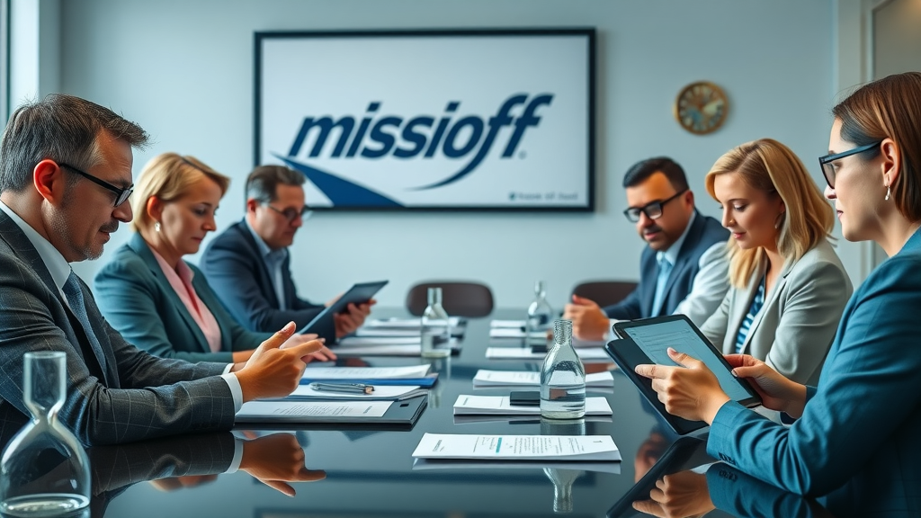 nonprofit board members aligning on vision and mission statement