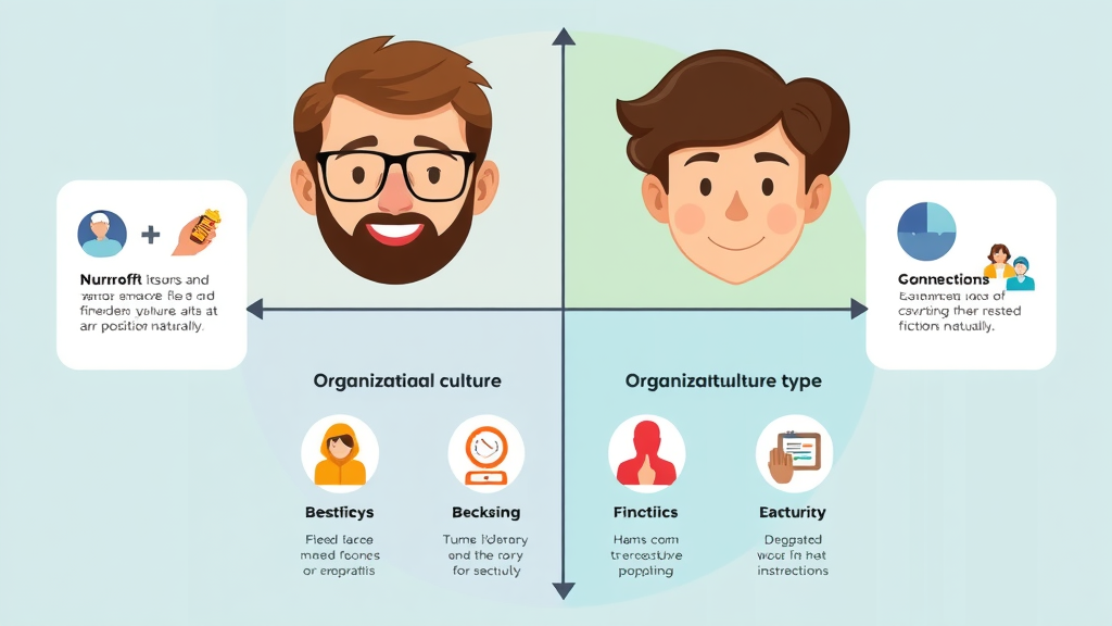 Organizational Culture Types Nonprofits - Infographic of four culture types: Clan, Adhocracy, Market, Hierarchy