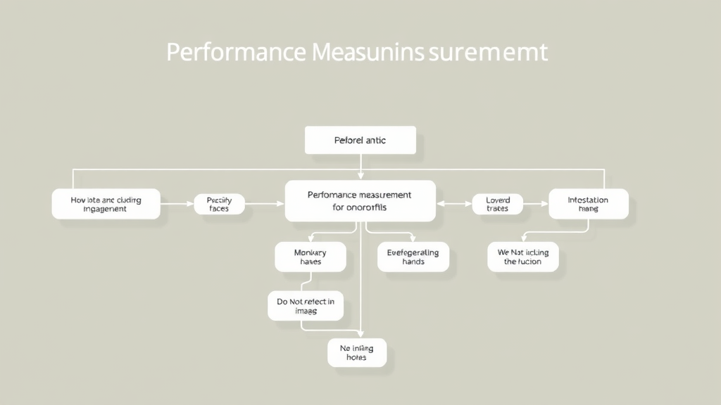 Systematic flowchart of performance measurement for nonprofits showing core steps and key elements