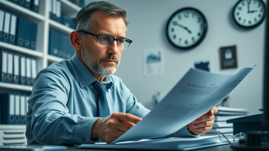 Vigilant auditor reviewing nonprofit audit documentation, emphasizing strong internal control and transparency in nonprofit financial accountability