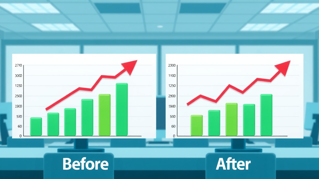 comparative bar graphs data before after workplace wellness programs productivity cost absenteeism retention workplace wellness