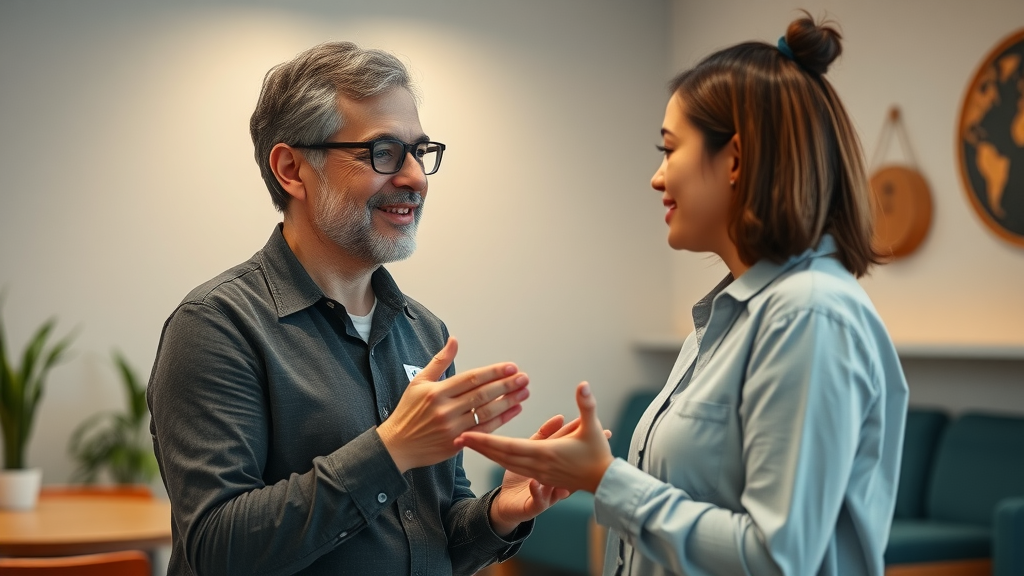 supportive team leader confidential mental health check-in breakroom
