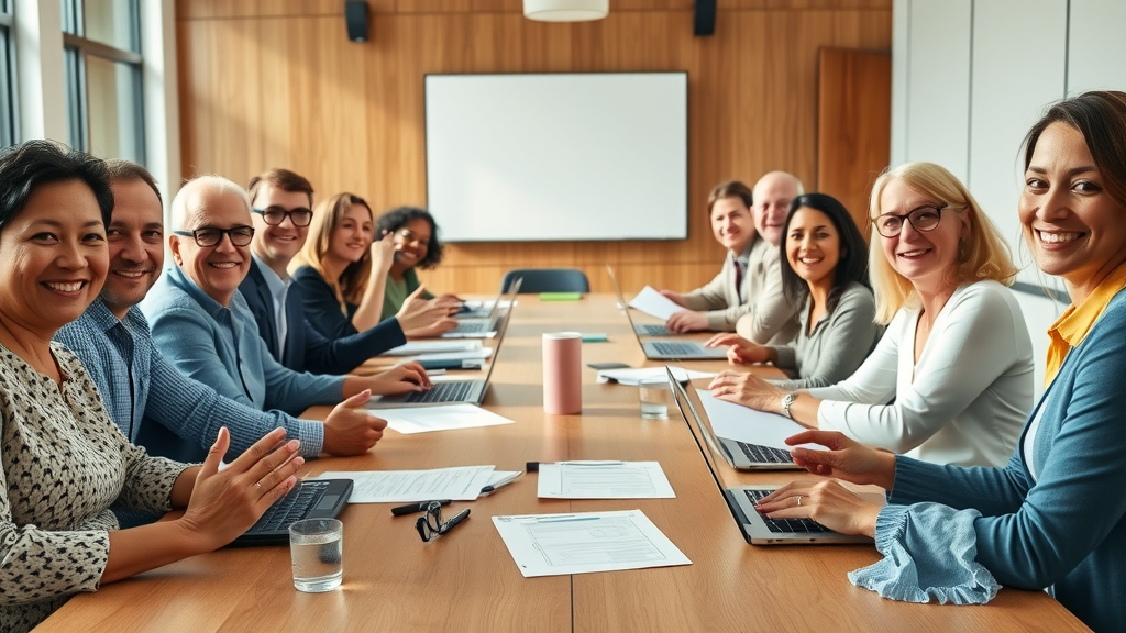 accomplished nonprofit board celebrating successful governance, nonprofit board governance best practices, diverse board members