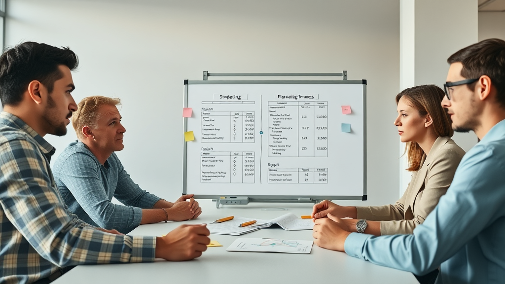 dedicated nonprofit planning team aligning financial management with strategic plan