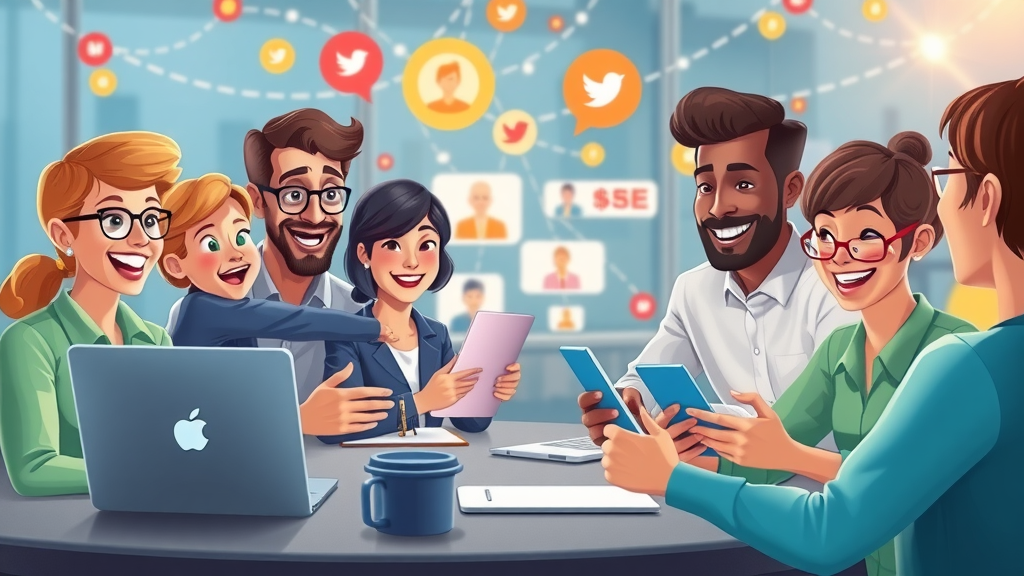 Nonprofit staff engaging stakeholders using digital tools for enhanced outreach and engagement, showcasing benefits of digital transformation in nonprofits.