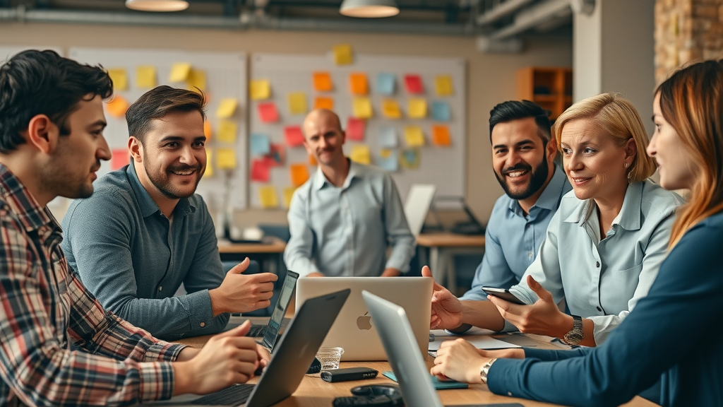motivated HR team launching rapid response program for staff turnover reduction