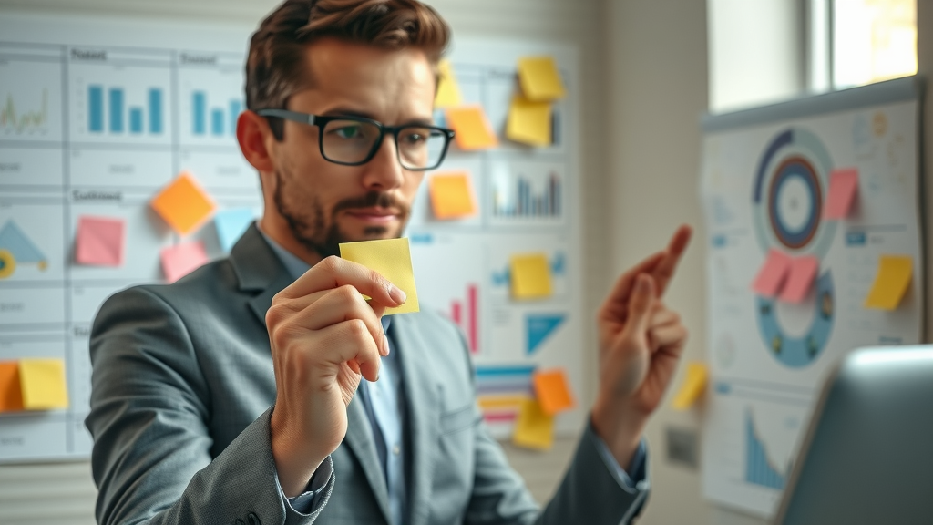 Professional setting retention rate improvement targets using charts and notes