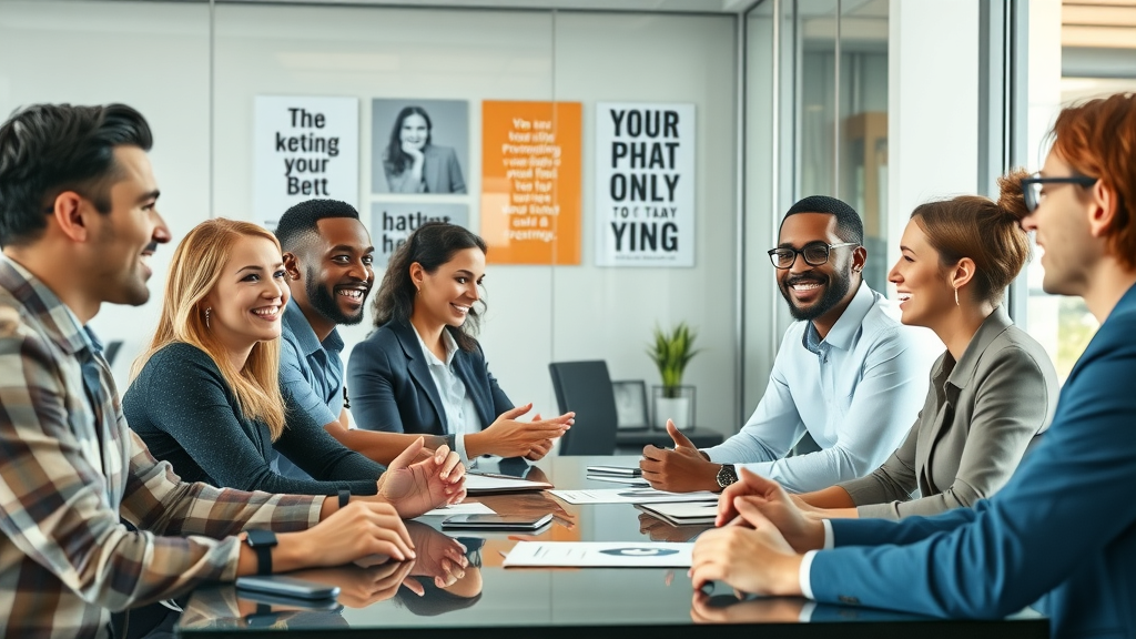 employee satisfaction diverse professionals collaborative modern office