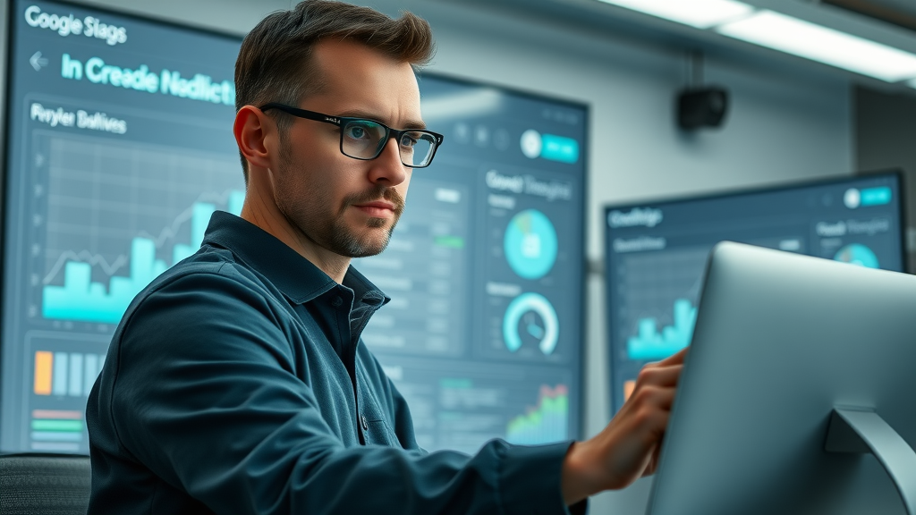 Google Analytics dashboard on digital display, highlighting session length, bounce rate, and engagement metrics for effective analytics tool selection.