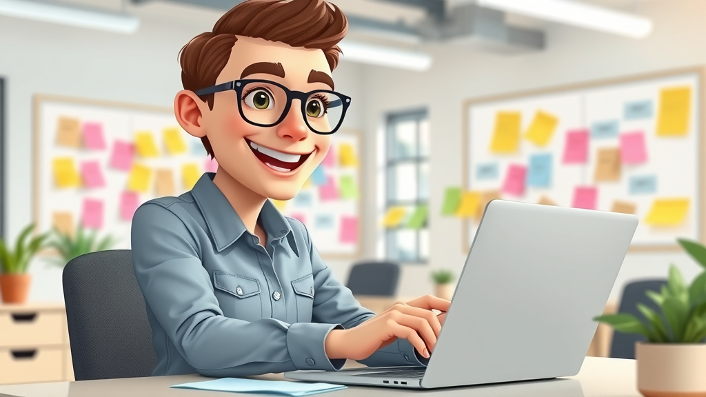 motivated HR professional designing a strategic staff development plan with flowcharts and notes